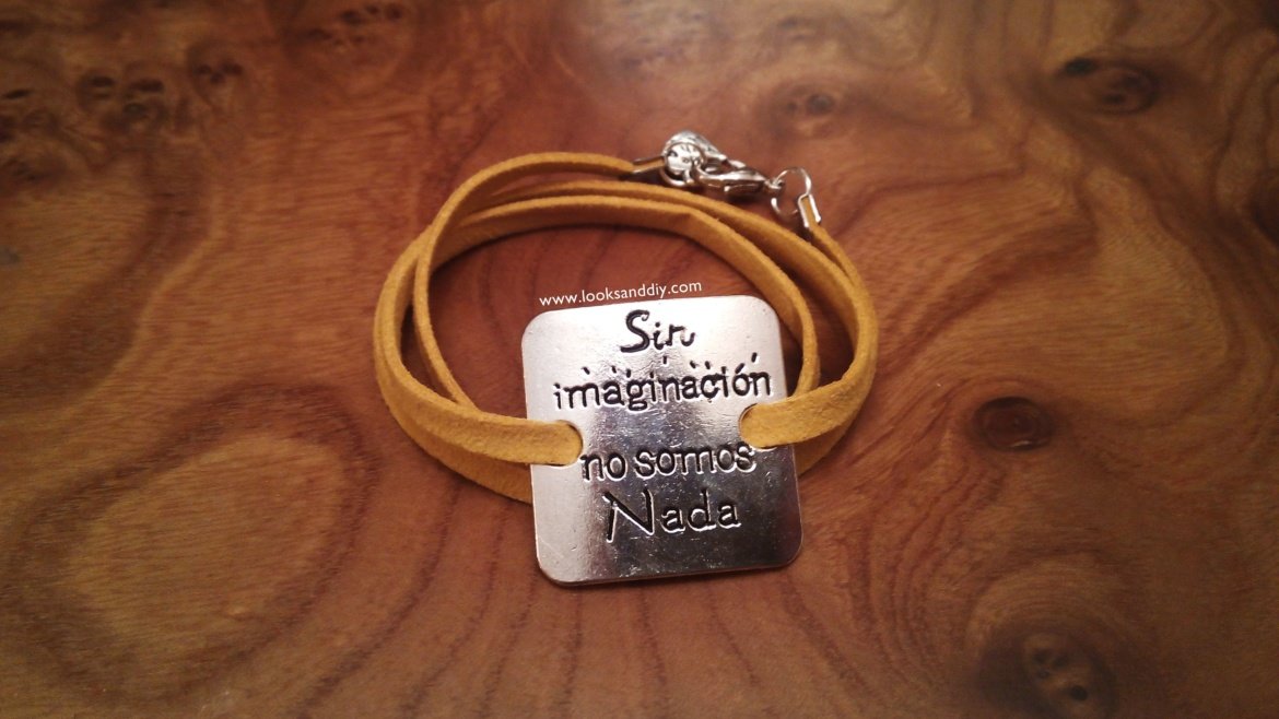 diy pulsera de chapa con mensaje 4