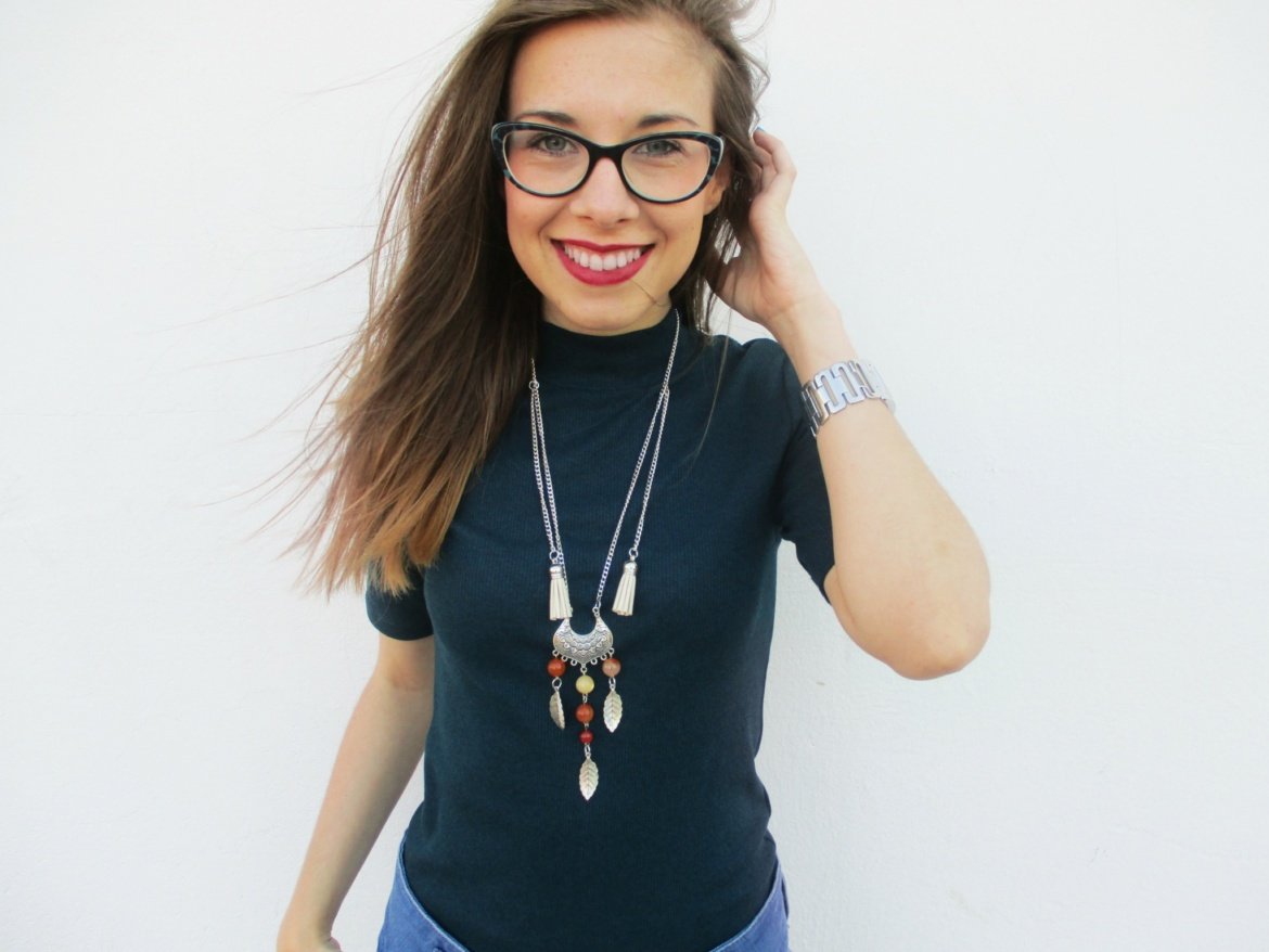DIY collar largo de moda inspiración boho LOOKS AND DIY 