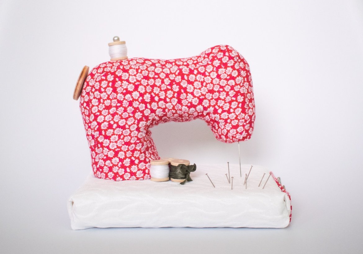 CÓMO HACER UN ALFILETERO MÁQUINA DE COSER PASO A PASO