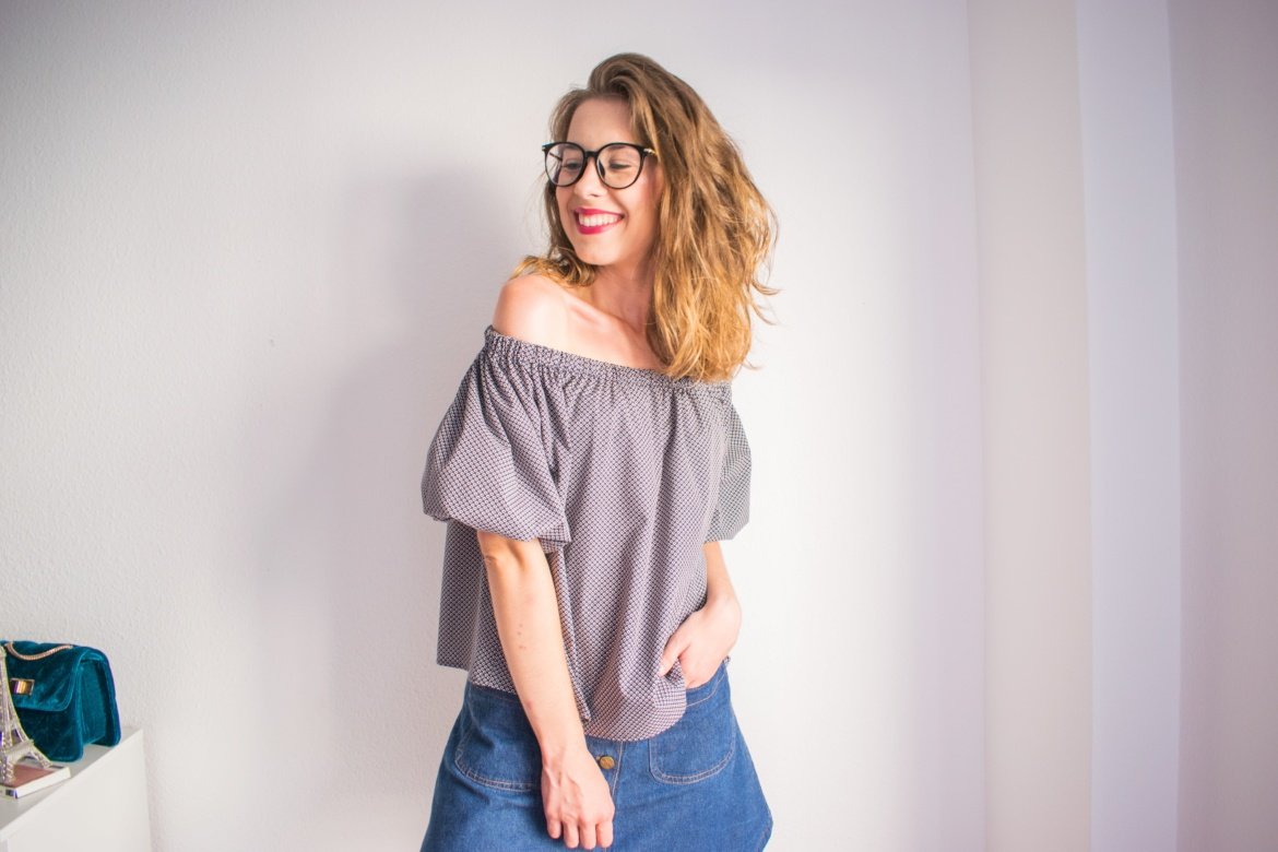 CAMISA CON MANGAS ABULLONADAS ¡MUY FÁCIL!