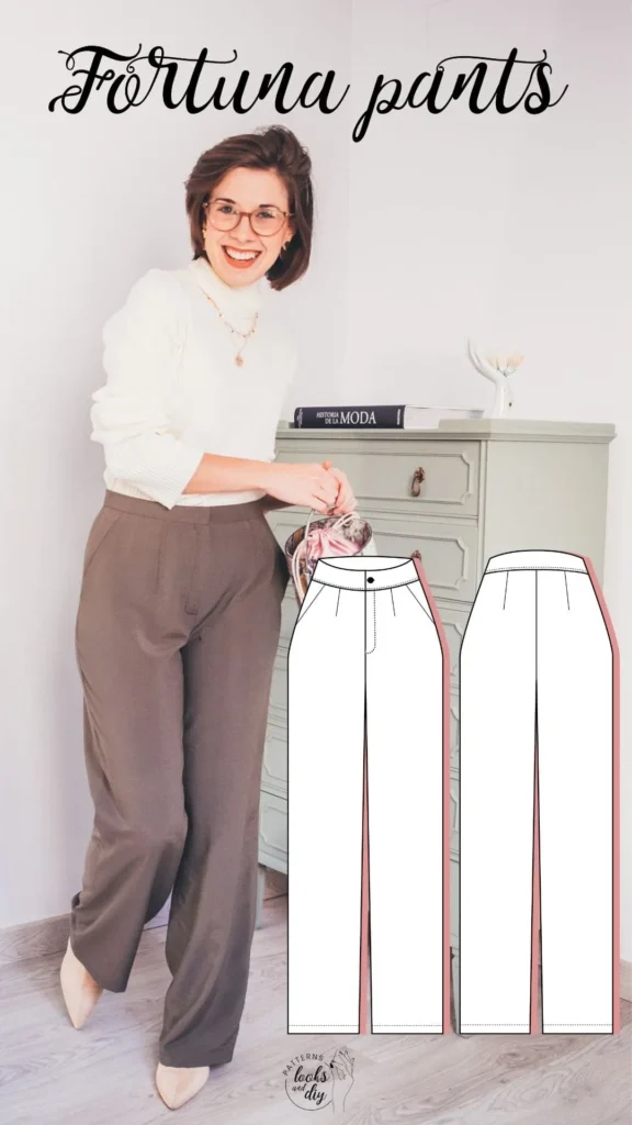 Your new favourite trousers, a advanced beginner project in our collection of capsule wardrobe patterns.
