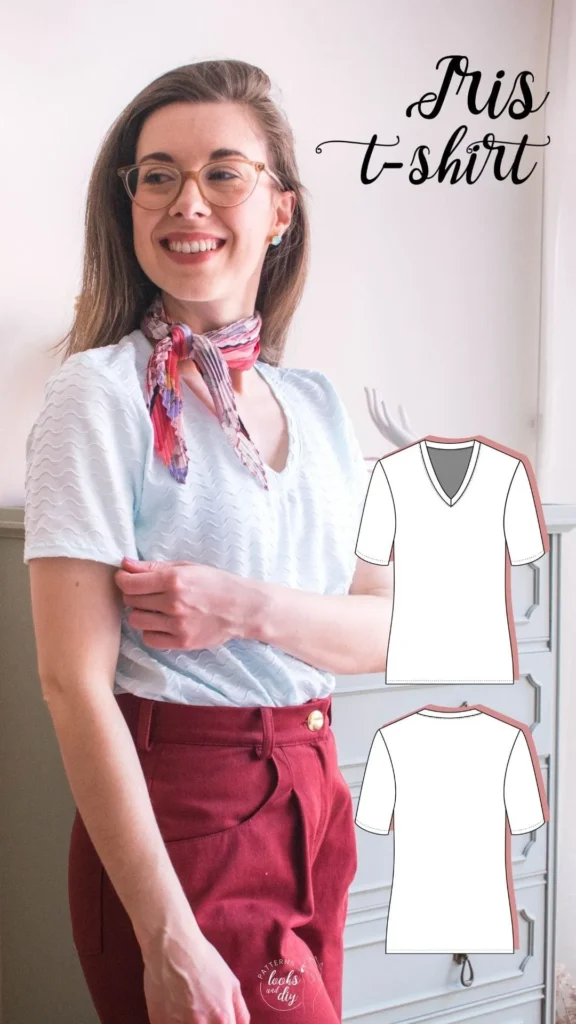 A classic tee, a fundamental piece for anyone sewing a summer capsule wardrobe. The t-shirt project focuses on teaching basic sewing skills for handling knit fabrics.