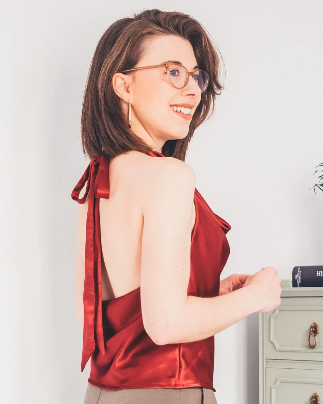 3 v neck cami top pattern V neck cami top pattern - Peito top sewing pattern