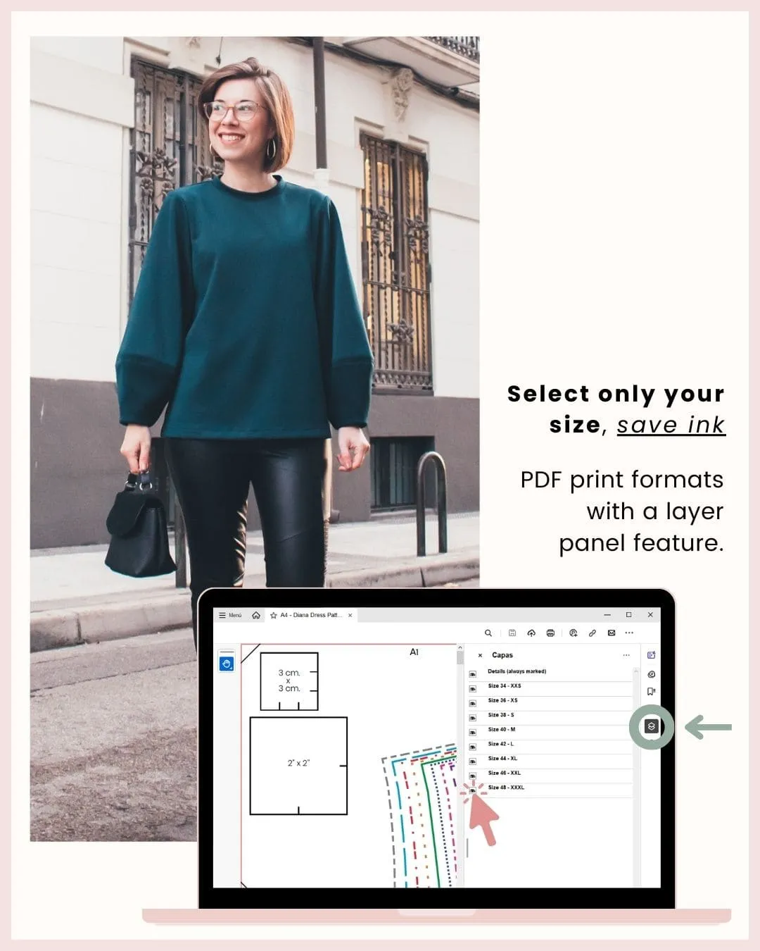 8 - Circe crewneck sweatshirt sewing pattern Circe crewneck sweatshirt sewing pattern