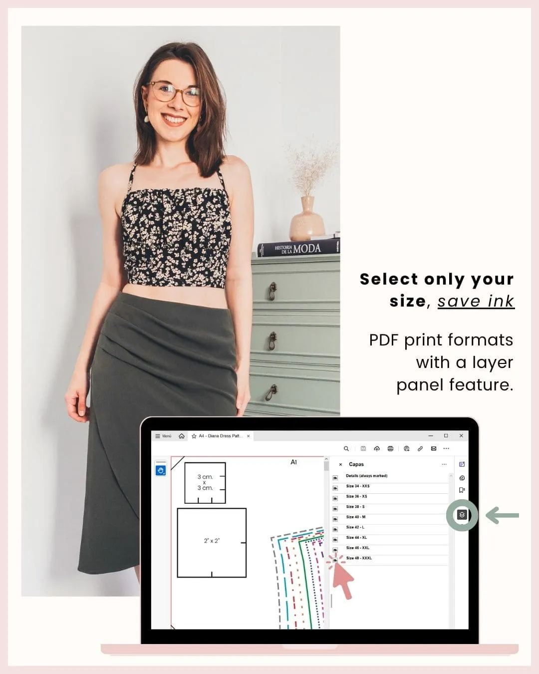 9. open back crop top pattern 9. open back crop top pattern - short top pattern