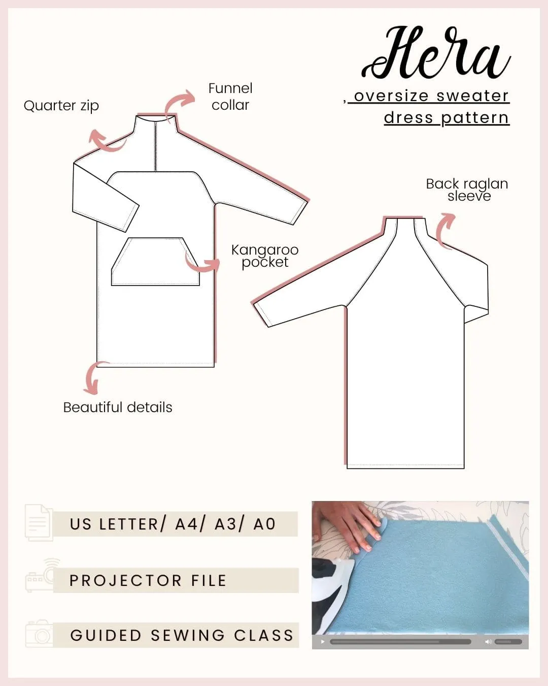 8. oversized dress pattern 8. oversized dress pattern