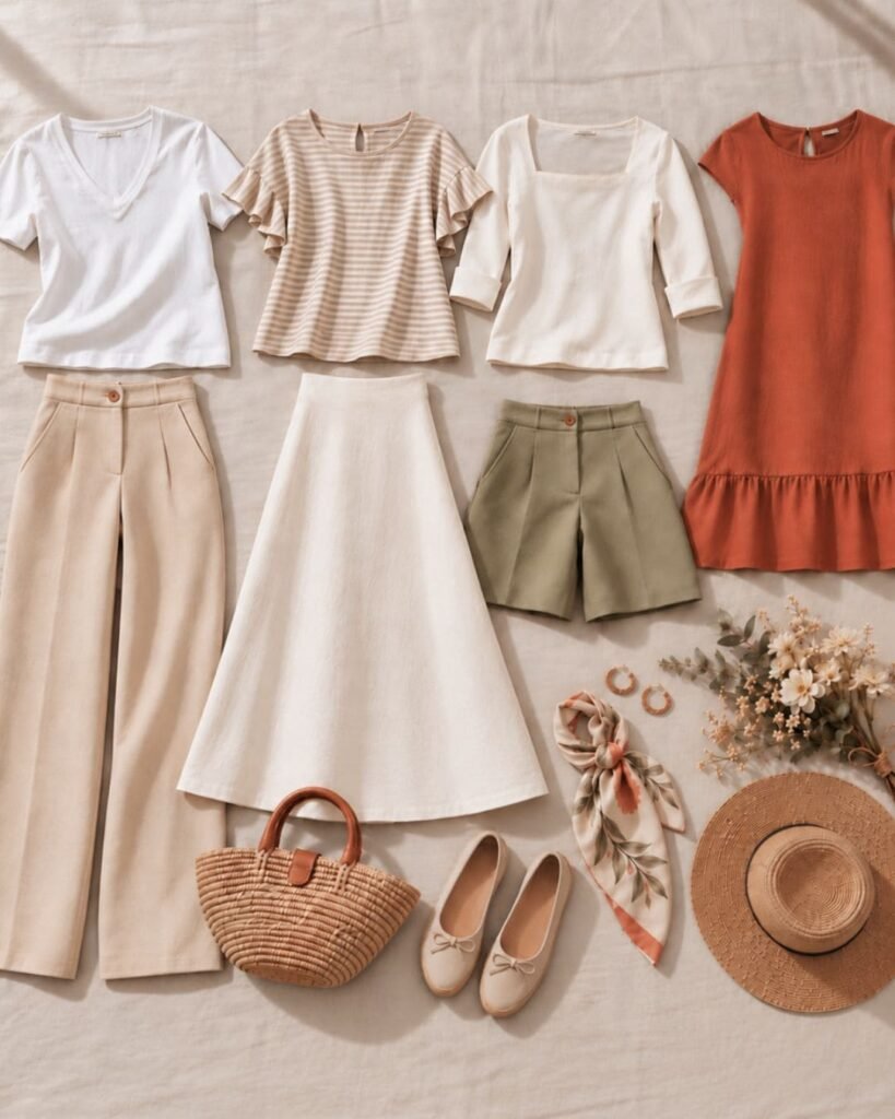 Spring capsule wardrobe - Made by Me Sewing Patterns capsule wardrobe