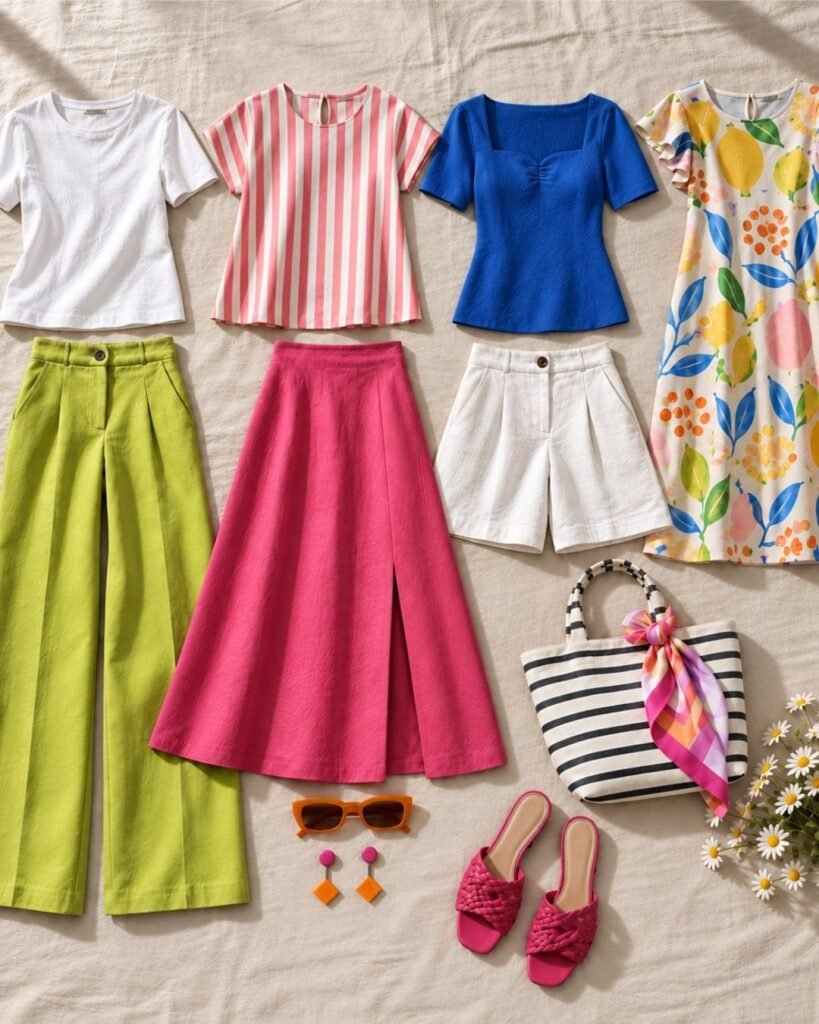 Summer capsule wardrobe - Made by Me Sewing Patterns capsule wardrobe
