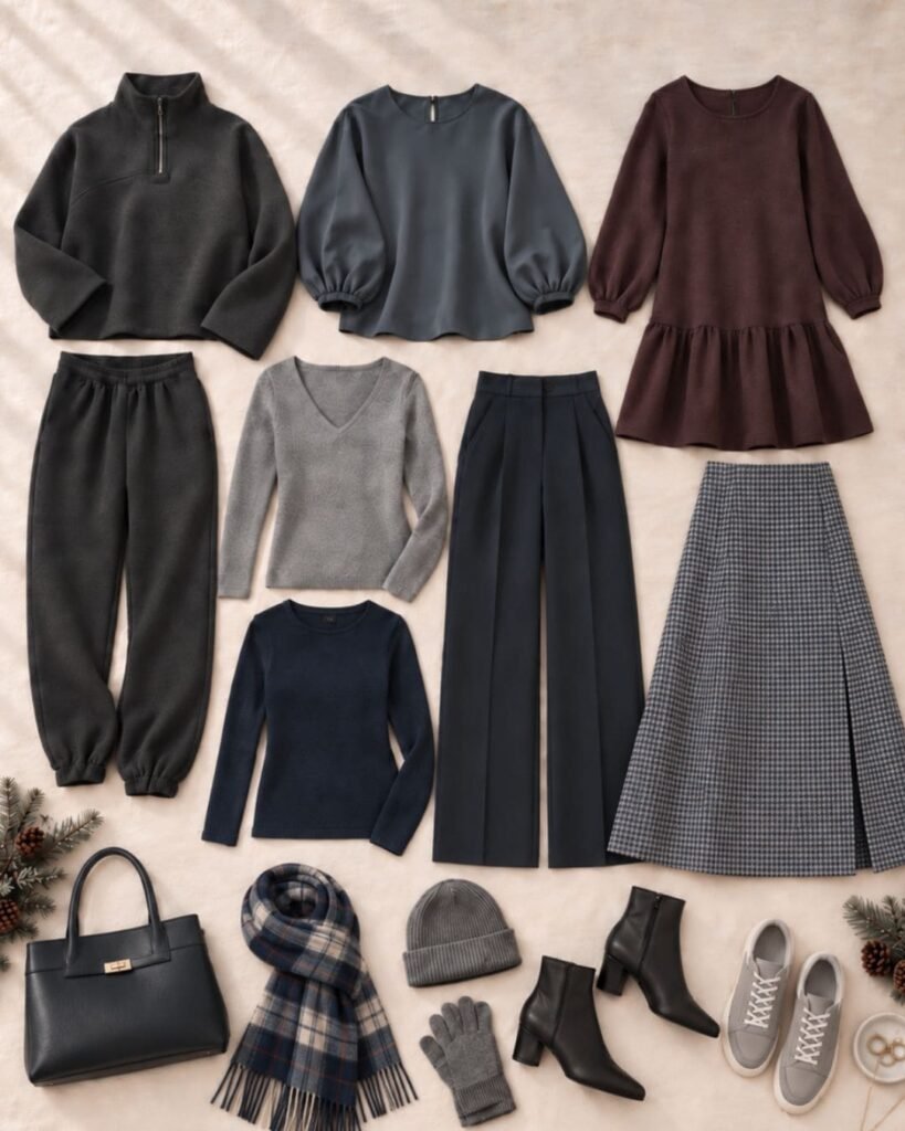 Winter capsule wardrobe - Made by Me Sewing Patterns capsule wardrobe
